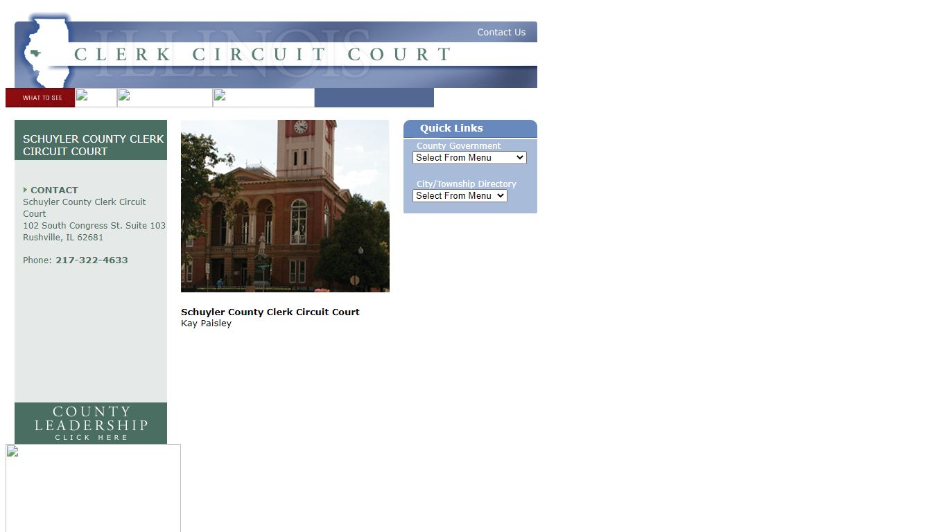 Schuyler County Clerk Circuit Court